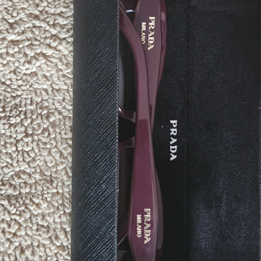 PRADA frames burgundy - Picture 3 of 7